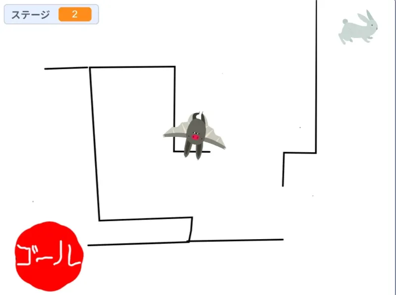 うさぎめいろ