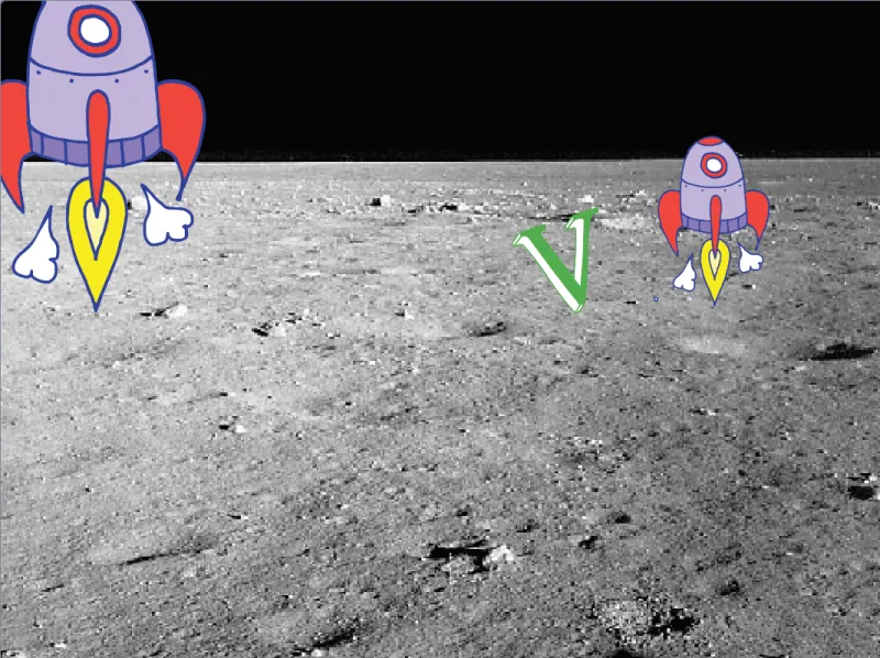 Vから逃げるロケット